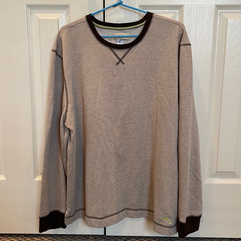 Tommy Bahama tan and brown sweatshirt size XL